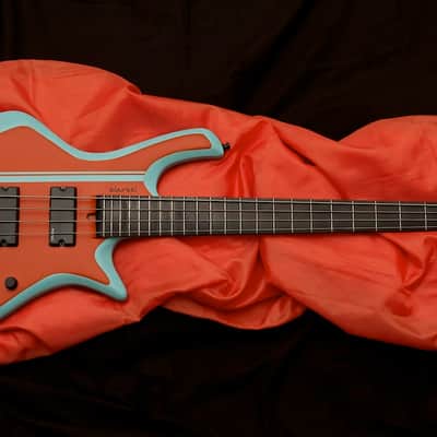 Biarnel Scorcio 32" Corsa Orange Cyan - 4 Strings image 1