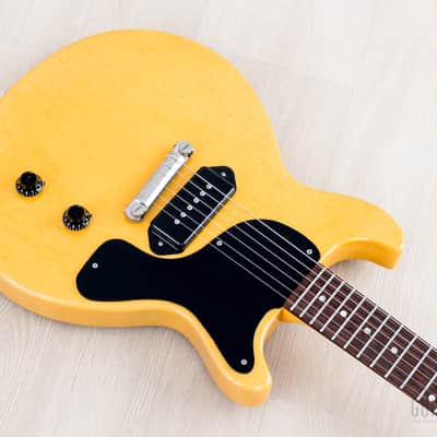 1995 Gibson Custom Shop Historic 1958 Les Paul Junior Double Cut TV Yellow w/ Case image 8