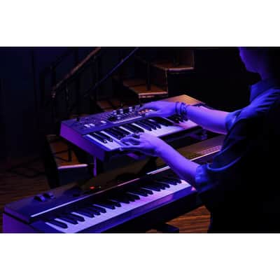 Hammond M-Solo 49 Key Performance Keyboard; Blue image 10