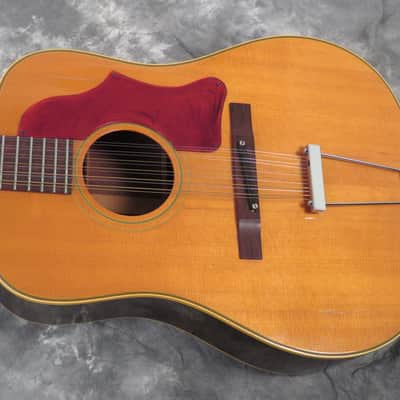 1968 Epiphone FT-112 Bard Natural 12 String Acoustic Guitar ~ Gibson Made like B-45-12 image 7