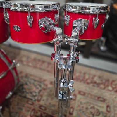 1980s Slingerland Spirit 4000 8 Piece Drum Shell Pack - Red Gloss 8/10/12/13/14/15/16/22 (C021-4) image 2