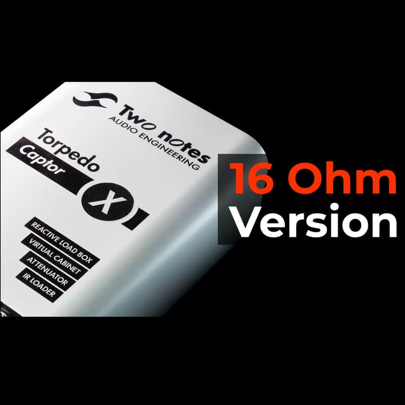 IN STOCK Two Notes Torpedo Captor X 16 Ohm Reactive Loadbox Speaker Cab Sim Attenuator DI Load Box image 1