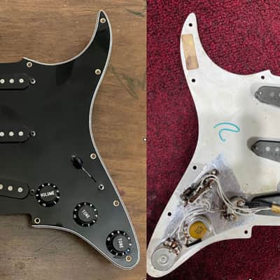 Fender Stratocaster 1976 Loaded Black Pickguard All 100% Factory Original image 1