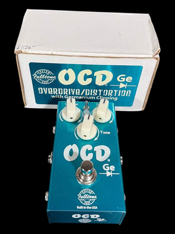Fulltone Custom Shop OCD-GE Germanium Overdrive 2019 - Tahitian Teal X9257 image 1