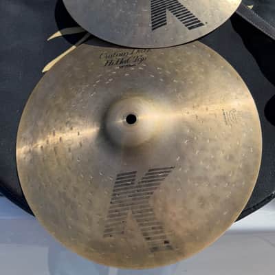 ZILDJIAN K custom dark 13” hi hat cymbals image 1