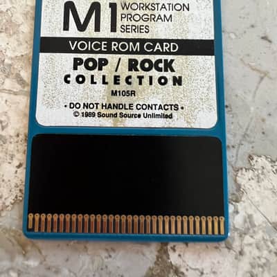 Sound Source Unlimited M1 Pop Rock Collection voice rom card image 1