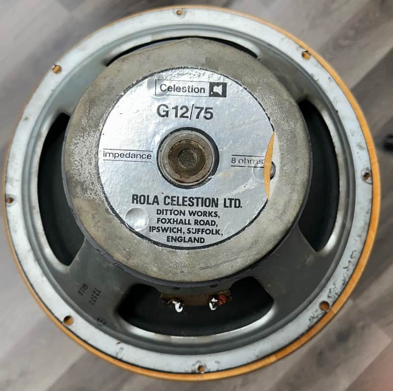 Rola Celestion G12/75 1975 - Silver image 1