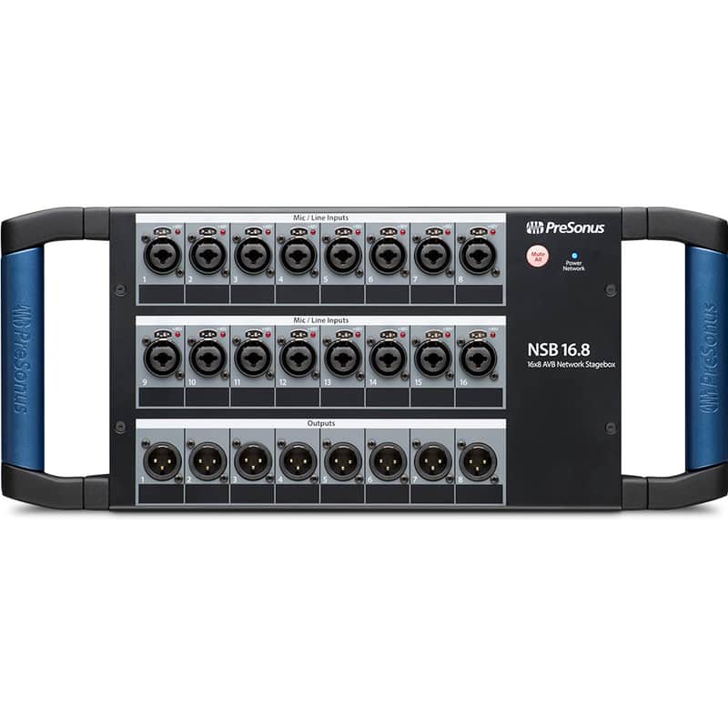 PreSonus NSB 16.8 Networked Stage Box (Black) image 1
