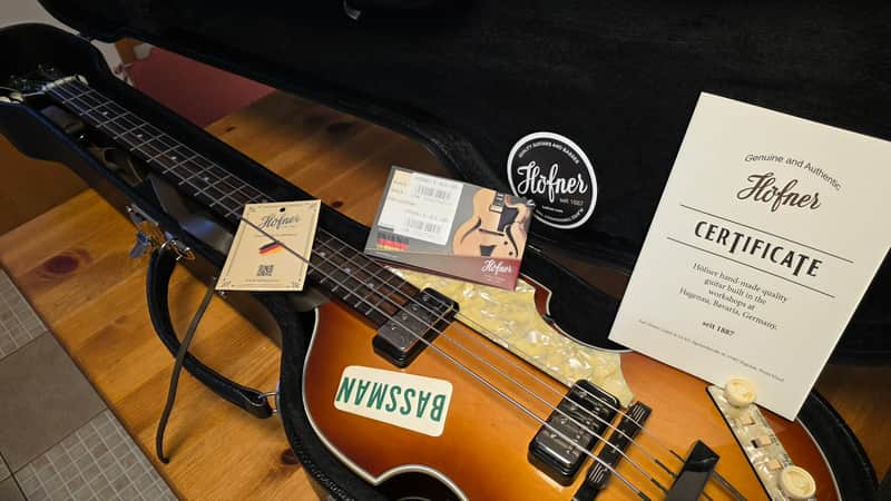 Höfner Höfner 500/1-63-AR-0  Artist Violin Bass 2024- Artist Violin Bass – Made in Germany – Beatle Bass – Mint Condition (2024) image 1