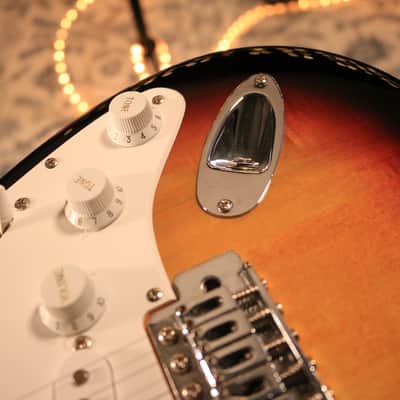 Squier Bullet Stratocaster with Tremolo and Laurel Fretboard 2019 - Brown Sunburst S/N ICS19** image 23