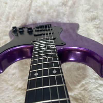 Metallic Purple Stratocaster - Custom Built - Black Hardware - Seymour Duncan Pickups - Blender Mod image 7