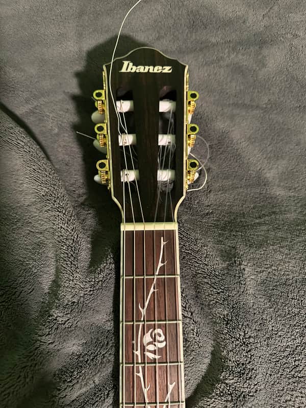 Ibanez TOD10N Tim Henson Signature 2022 - Present - Transparent Black Flat image 1