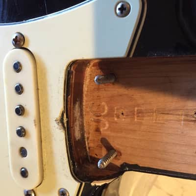 1960 Fender Custom Shop John Cruz Relic Strat Jet Black image 4