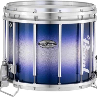 Pearl Championship Maple Varsity FFX Marching Snare Drum Burst Finish 13 x 11 in. Blue Silver #960 image 2