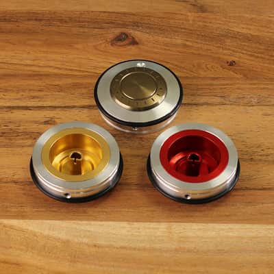 Billet Aluminum MPC 2000XL Jog Data Wheel Upgrade | Akai Red 2-Tone image 4