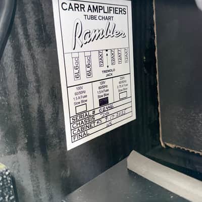 Carr Rambler 1x12" 26w/13w Combo Amplifier NEW, Authorized Dealer image 5