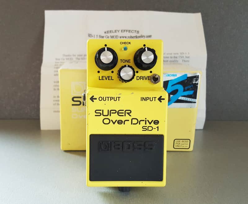 Boss SD-1 Super Overdrive w/ Keeley GE Mod | Reverb UK