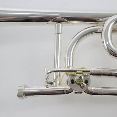 Yamaha Model YSL-448GS .547 Bore Trombone with F-Attachment SN 800410 SILVER PLATE image 7