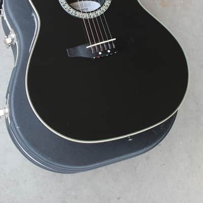 Ovation Model CC057 Celebrity Cutaway Acoustic Guitar Black Finish + OHSC image 1