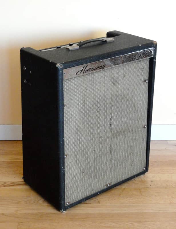 1965 Harmony H420 Vintage Valco Made Tube Amp Supro Thunderbolt Variant image 1