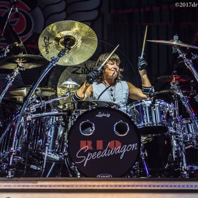 REO Speedwagon, Bryan Hitt’s 2016 Ludwig -Gibraltar Complete Drum Set. Band Signed! Extras! image 2