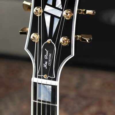 Gibson '70s Les Paul Custom Electric Guitar - Ebony with Hardshell Case image 6