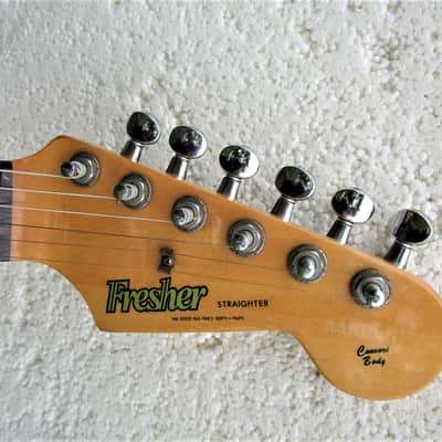 Fresher ギター Fresher Straighter Guitar, 1980's, Japan, Dakota Red Finish, | Reverb