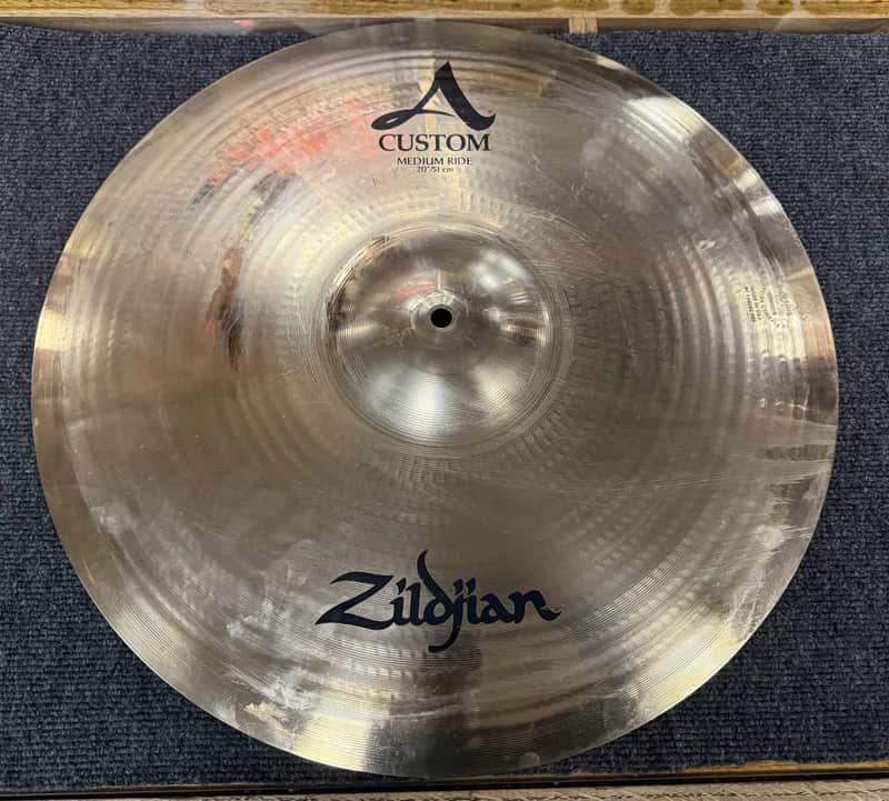 Zildjian 20" A Custom Medium Ride Cymbal - Brilliant image 1