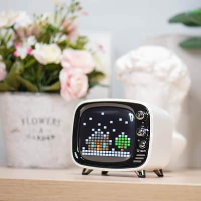Retro Bluetooth Speaker - Pixel Art DIY Box, RGB Programmable 16X16 LED. image 2