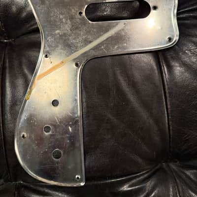 Vintage Single Coil Pickguard 1960-1970’s - Chrome / Polished Metal image 3