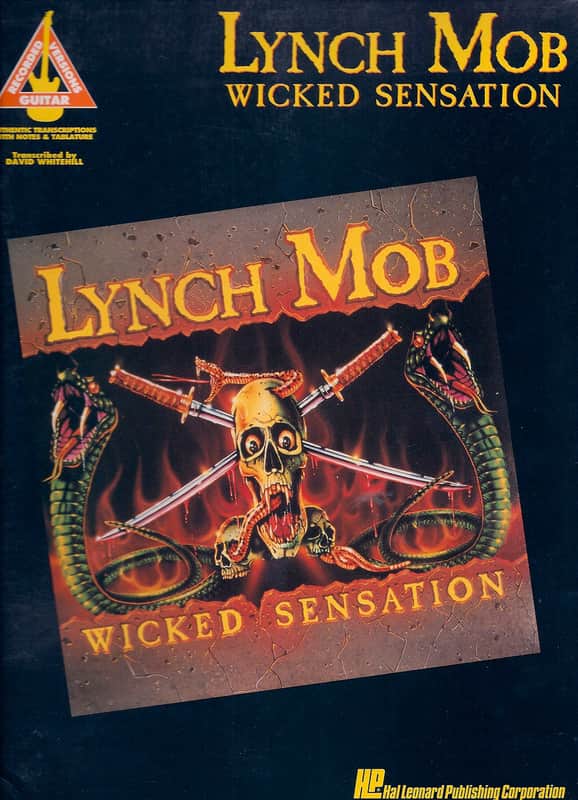Lynch Mob - Wicked Sensation - Songbook Guitar Tab Book | Reverb