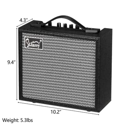 For Beginners or Pros who want to Practice at Home! Glarry GA-20 / 20 Watt Practice Amplifier for Electric Guitar image 9