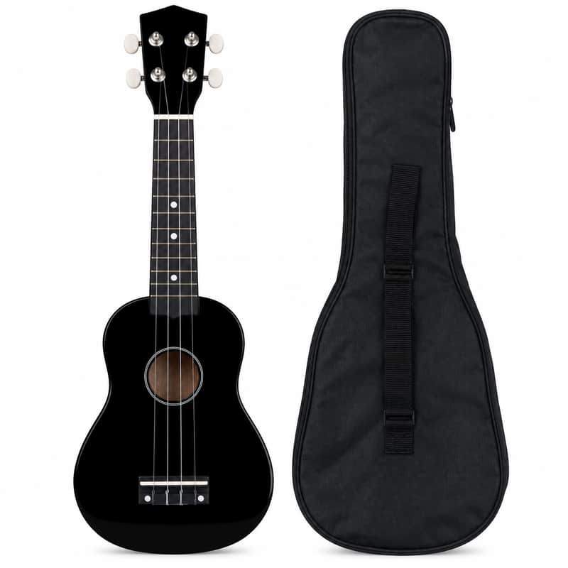 Palmer Soprano Ukulele Black + Gig Bag image 1