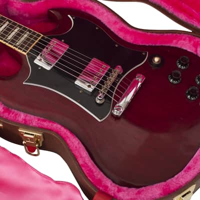Gator Deluxe Wood Case for Solid-Body Guitars such as Gibson SG Vintage Brown Exterior image 5