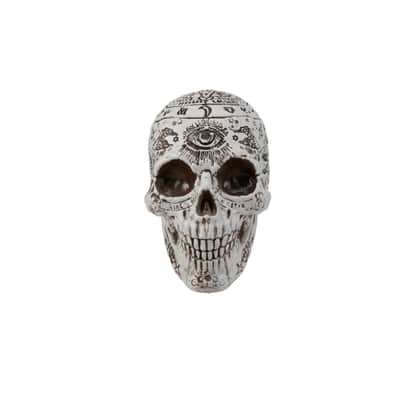 Europalms Halloween Totenkopf, mystisch 12x10x18cm - Halloween Decoration image 3