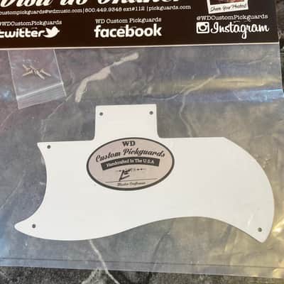 WD Pickguard for Gibson SG Standard '61 Reissue Half Face White 3 Ply WIDE BEVEL MADE IN USA image 6
