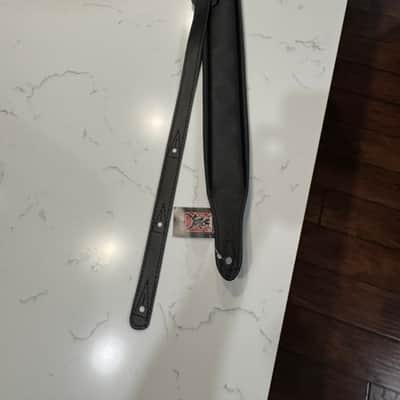 Minotaur Dave X Black Leather Guitar Strap Handmade in Europe New, David Gilmour image 5