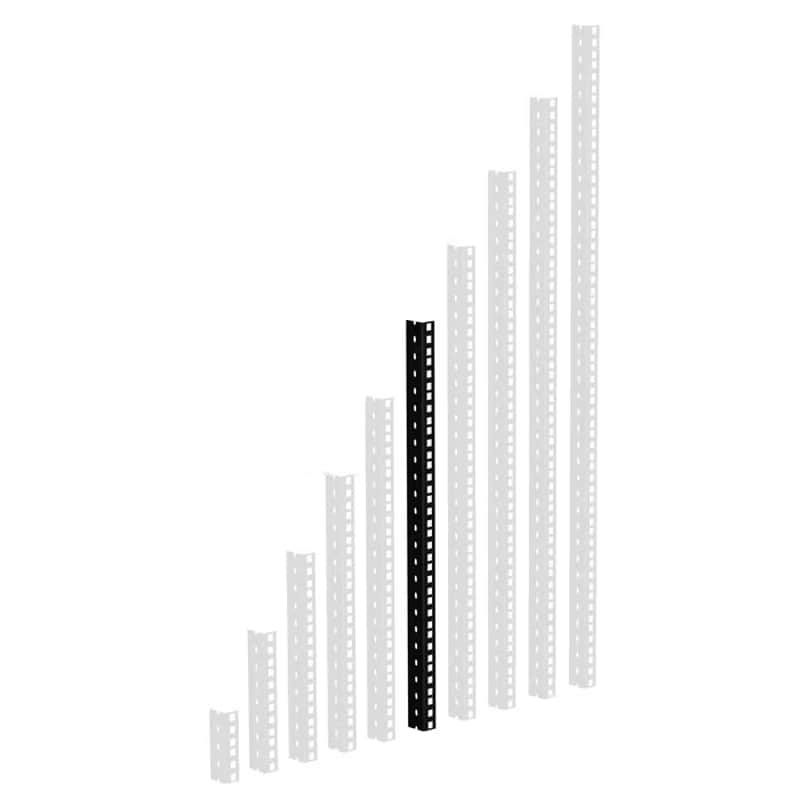 Adam Hall Rack Rail 12 Black image 1