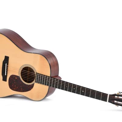 Sigma SDJMS-18- E German J45– Solid Adirondack & African Mahogany w/ABS Case image 10