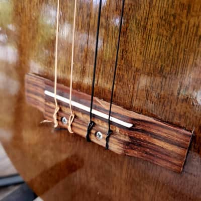 Guyatone-Howard Baritone Ukulele Purfled Trim 1960s Solid Mahogany Video image 9