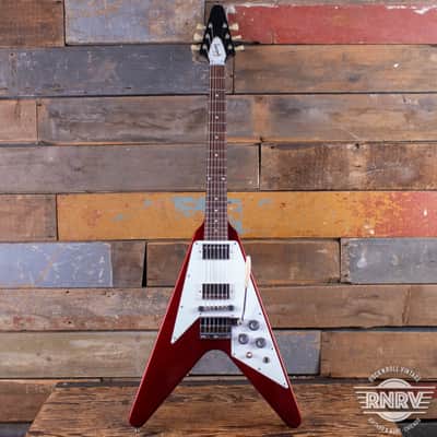 Gibson Custom Shop '67 Mahogany Flying V Reissue with Maestro Vibrola 2023 - Sparkling Burgundy image 3