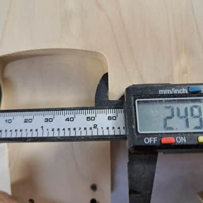 Unfinished Poplar Fireman P bass guitar body - fits fender necks J2429 image 9