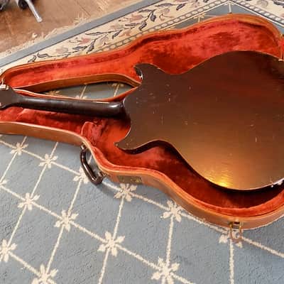 Magnatone Mark V  1957 Sunburst RARE Block Inlays w/Original HSC image 9