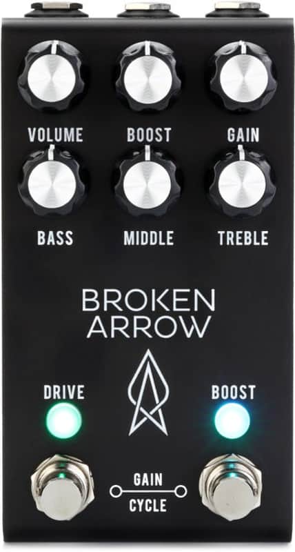 Jackson Audio Broken Arrow Overdrive Pedal - Anodized Black (BrokenArrowBKd1) image 1
