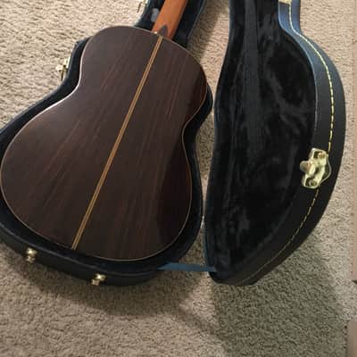 Yamaha  C-300 concert classical guitar  1970s Solid Spruce and rosewood back and sides image 16