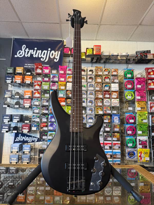 Yamaha TRBX504 4-String Bass with Rosewood Fretboard - Transparent Black image 1