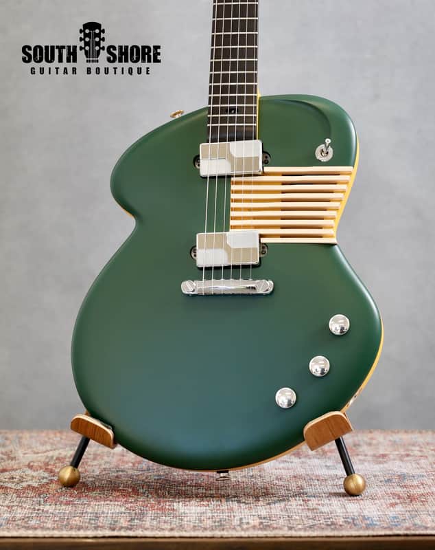 Tao Guitars - Disco Volante “Buren” - ZIELONY GREEN / RACE YELLOW - 2025 image 1