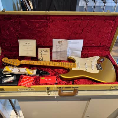 Fender American Original ‘50s Stratocaster 2018 - Aztec Gold image 11