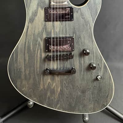 Schecter Avenger Standard Electric Guitar Charcoal Satin Ash Finish image 1