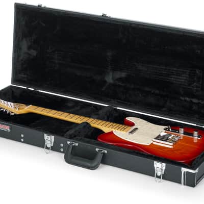 Gator - GW-ELECTRIC - Electric Guitar Deluxe Guitar Wood Case - Black (GW-ELECTRIC) image 6